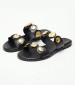 Women Flats 04.857 Black Leather MAKIS KOTRIS