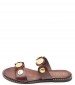 Women Flats 04.857 Brown Leather MAKIS KOTRIS