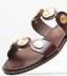 Women Flats 04.857 Brown Leather MAKIS KOTRIS