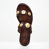 Women Flats 04.857 Brown Leather MAKIS KOTRIS Women Flats 04.857 Brown Leather MAKIS KOTRIS