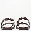 Women Flats 04.857 Brown Leather MAKIS KOTRIS Women Flats 04.857 Brown Leather MAKIS KOTRIS