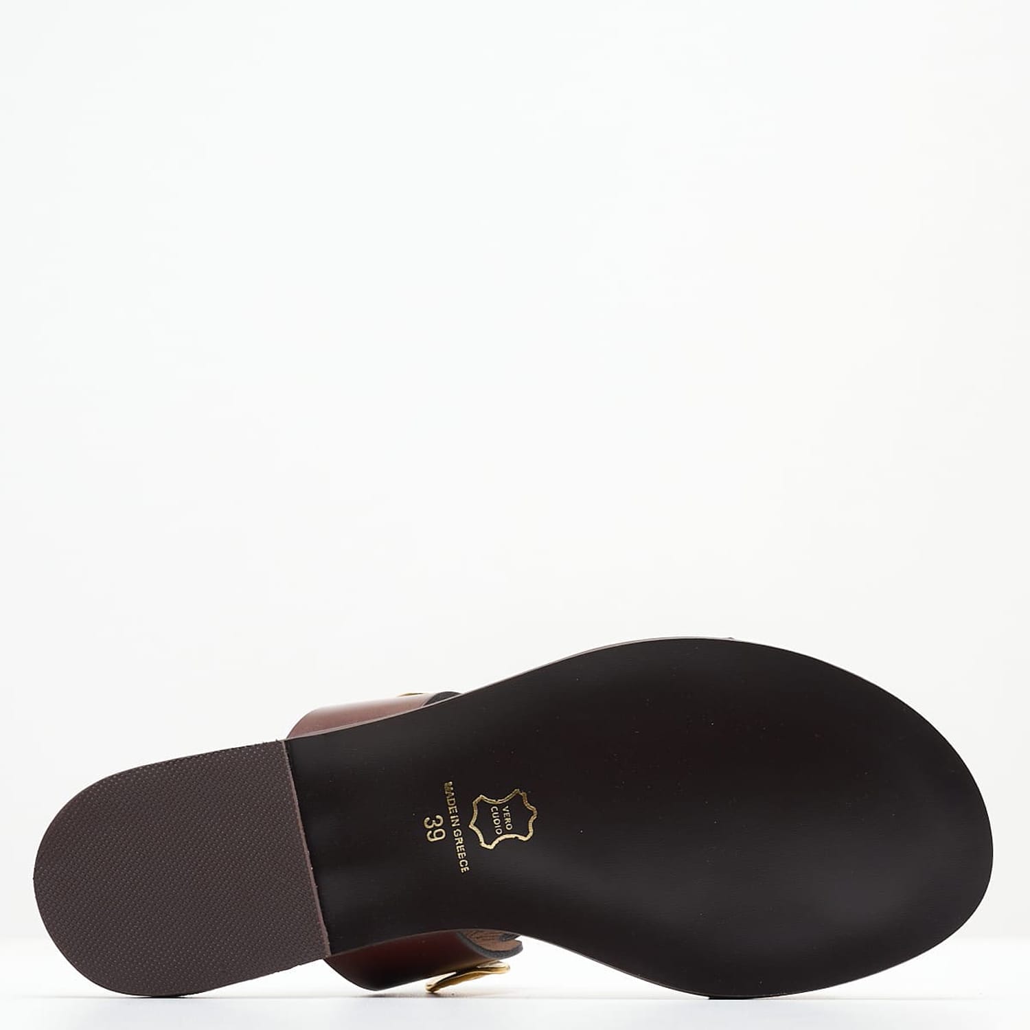 Women Flats 04.857 Brown Leather MAKIS KOTRIS Women Flats 04.857 Brown Leather MAKIS KOTRIS