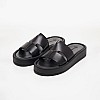 Women Flats 21.555 Black Leather MAKIS KOTRIS Women Flats 21.555 Black Leather MAKIS KOTRIS