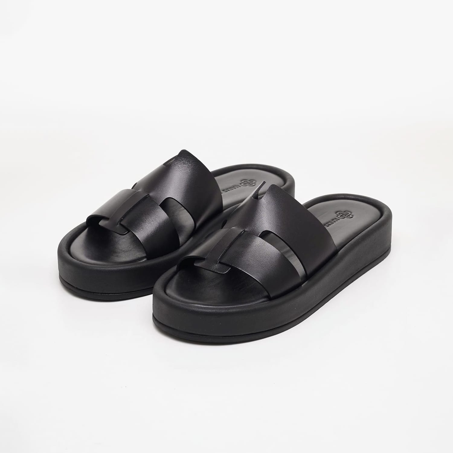 Women Flats 21.555 Black Leather MAKIS KOTRIS Women Flats 21.555 Black Leather MAKIS KOTRIS