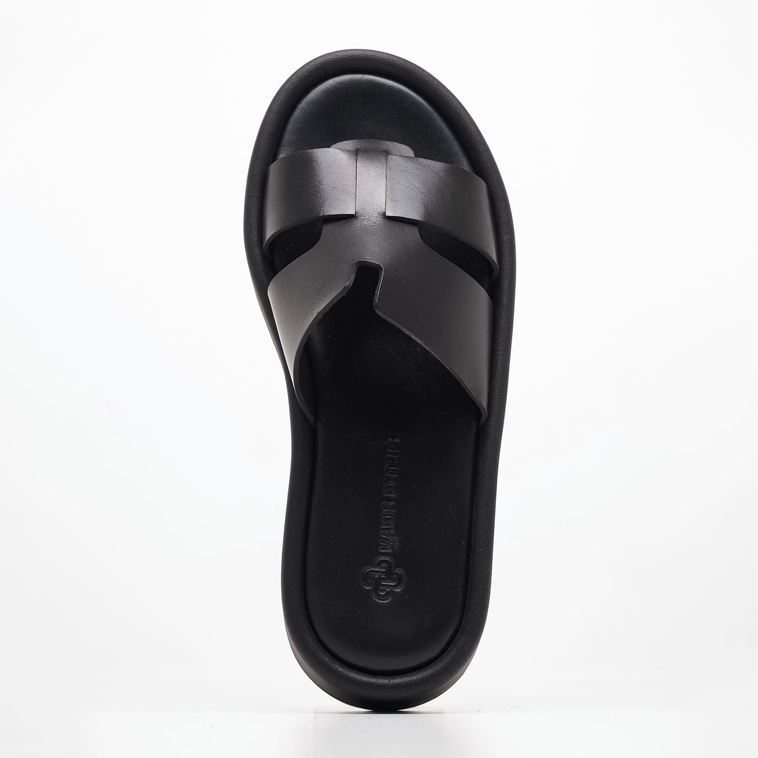 Women Flats 21.555 Black Leather MAKIS KOTRIS Women Flats 21.555 Black Leather MAKIS KOTRIS