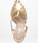 Women Pumps & Peeptoes High 90.700 Gold Leather MAKIS KOTRIS