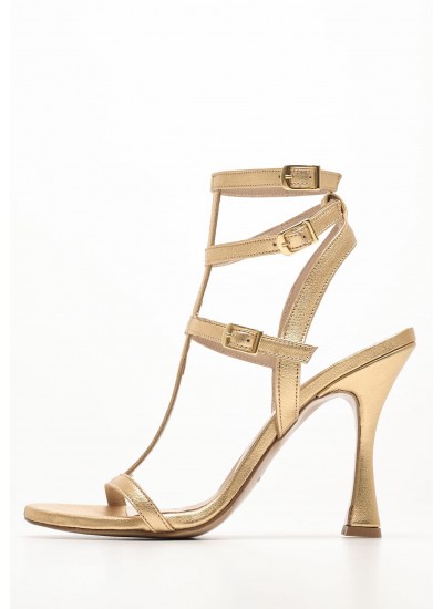 Γυναικεία Flats 2125.117134 Λαδί Δέρμα MF