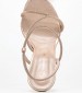 Women Sandals 98.809 Bronze Leather MAKIS KOTRIS