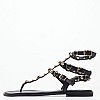 Γυναικεία Flats K.730.ST Μαύρο Δέρμα Makis Kotris Γυναικεία Flats K.730.ST Μαύρο Δέρμα Makis Kotris