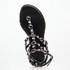 Γυναικεία Flats K.730.ST Μαύρο Δέρμα Makis Kotris Γυναικεία Flats K.730.ST Μαύρο Δέρμα Makis Kotris