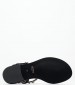 Women Flats K.730.ST Black Leather MAKIS KOTRIS