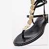 Women Flats K.750 Black Leather MAKIS KOTRIS Women Flats K.750 Black Leather MAKIS KOTRIS