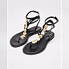 Women Flats K.750 Black Leather MAKIS KOTRIS Women Flats K.750 Black Leather MAKIS KOTRIS