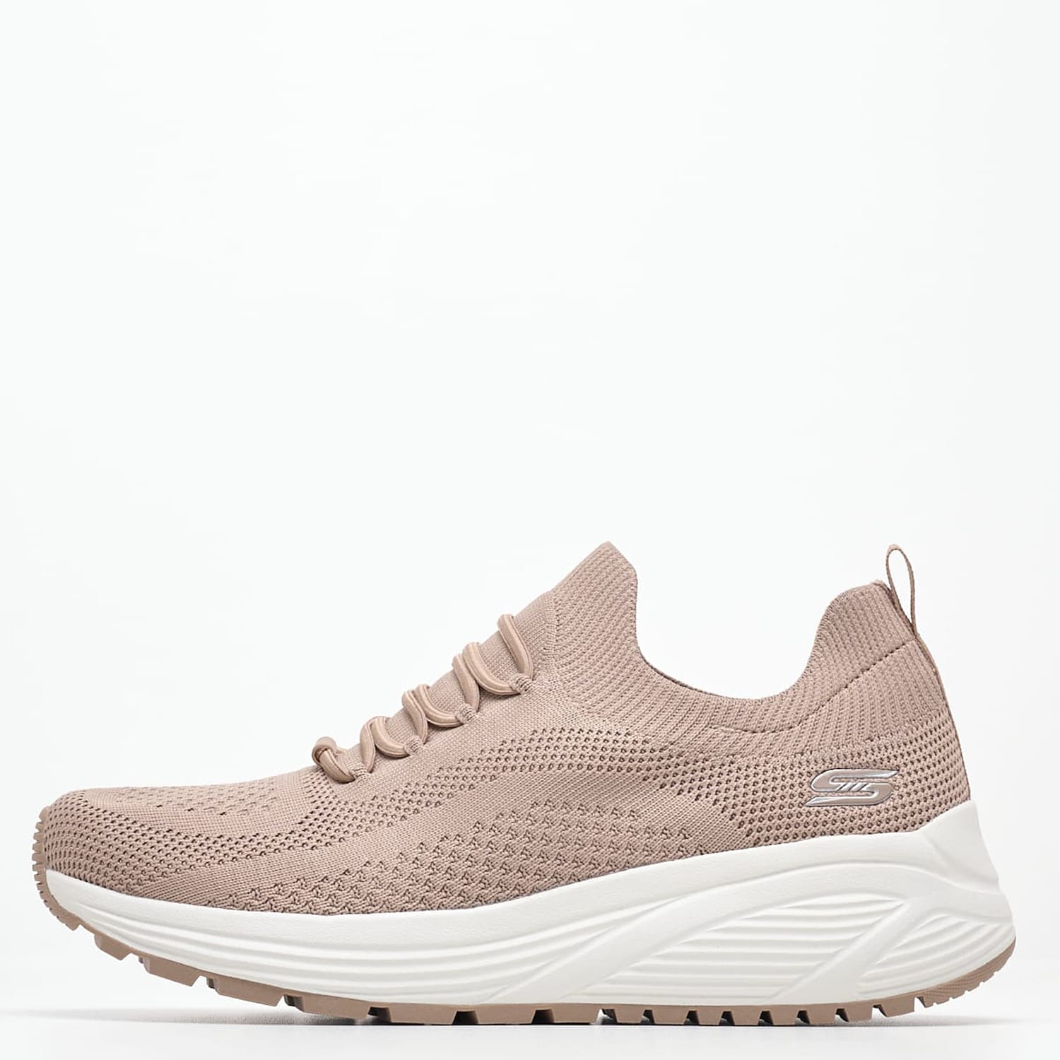 Γυναικεία Παπούτσια Casual 117027 Μπεζ Ύφασμα Skechers