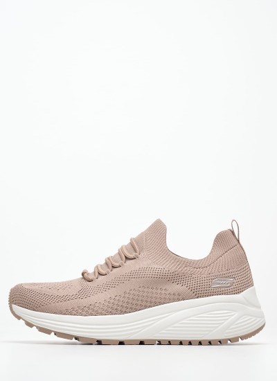 Γυναικεία Παπούτσια Casual 149752 Άσπρο Ύφασμα Skechers