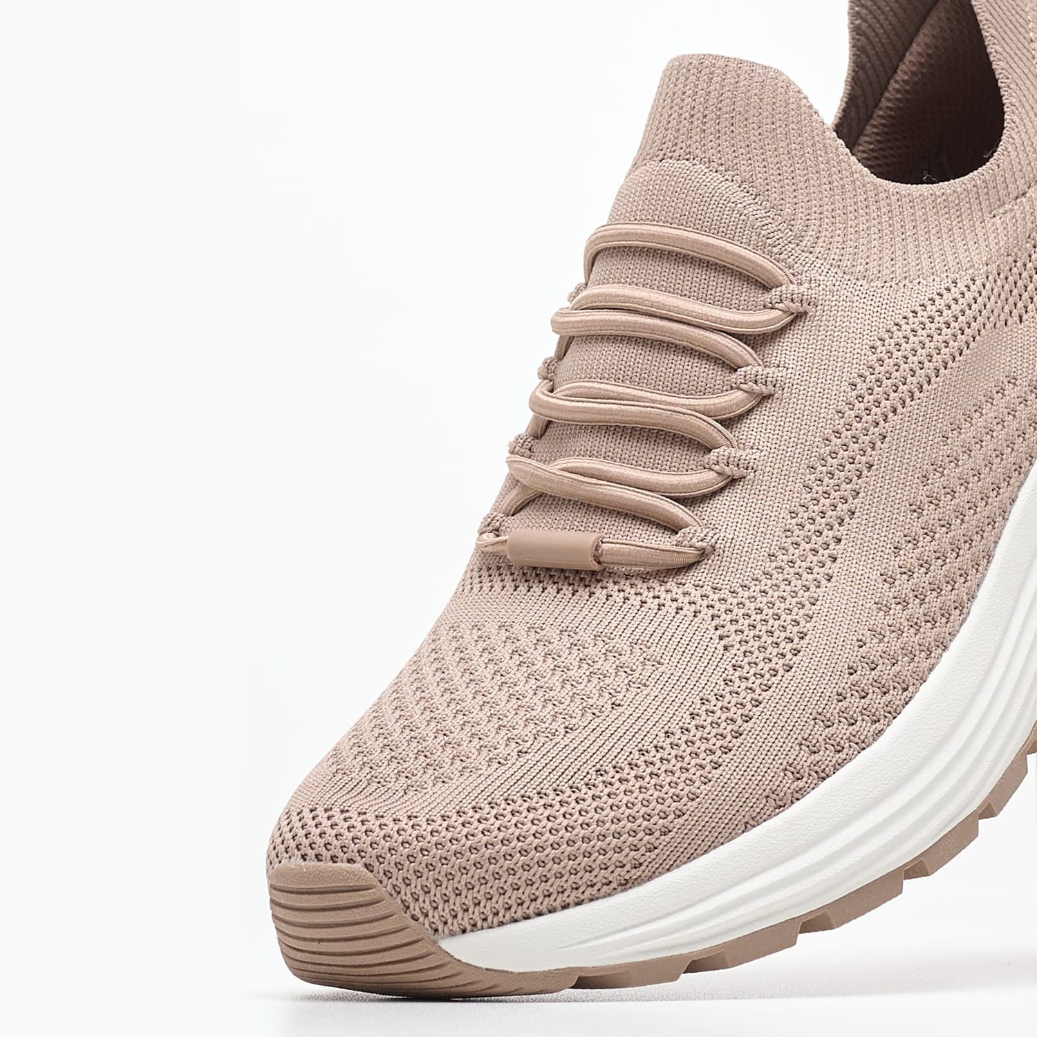 Γυναικεία Παπούτσια Casual 117027 Μπεζ Ύφασμα Skechers