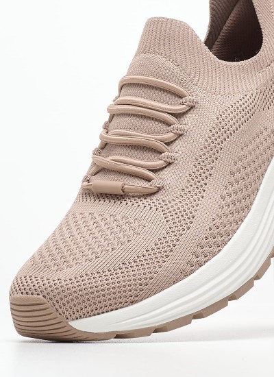 Γυναικεία Παπούτσια Casual 149752 Άσπρο Ύφασμα Skechers