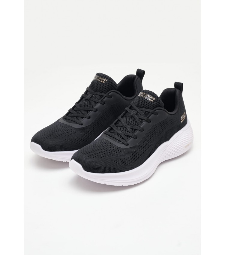 Women Casual Shoes 117550.Bl Black Fabric Skechers