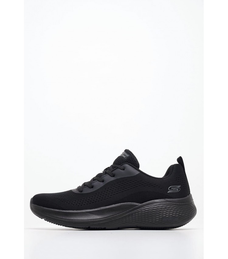 Γυναικεία Παπούτσια Casual 117550 Μαύρο Ύφασμα Skechers