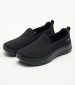 Women Casual Shoes 124819 Black Fabric Skechers