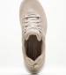 Γυναικεία Παπούτσια Casual 12606 Μπεζ Ύφασμα Skechers