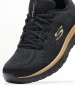 Γυναικεία Παπούτσια Casual 12615 Μαύρο Ύφασμα Skechers