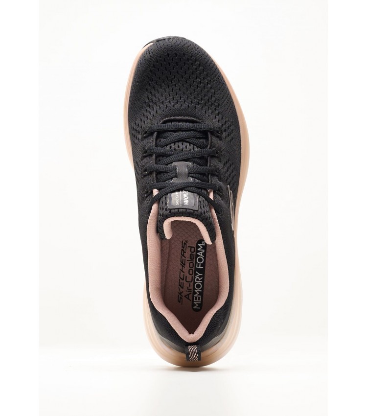 Women Casual Shoes 150025 Black Fabric Skechers