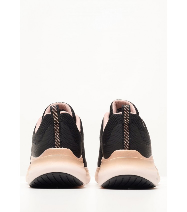 Women Casual Shoes 150025 Black Fabric Skechers