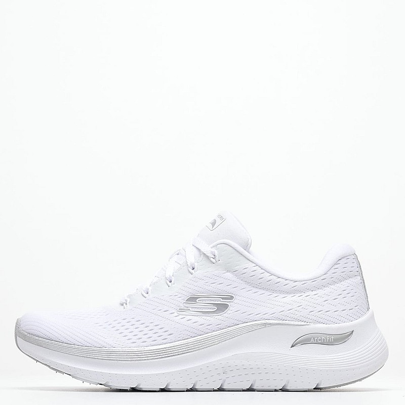 Γυναικεία Παπούτσια Casual 150067 Άσπρο Ύφασμα Skechers