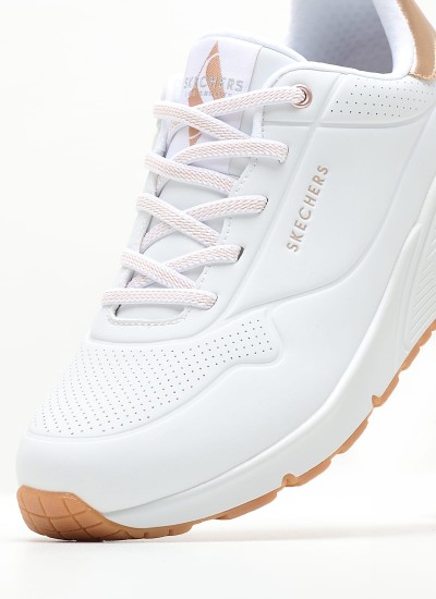 Women Casual Shoes 155196 White ECOleather Skechers