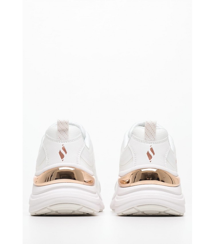 Γυναικεία Παπούτσια Casual 177575 Άσπρο ECOleather Skechers
