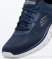 Ανδρικά Παπούτσια Casual 232698 Μπλε Ύφασμα Skechers