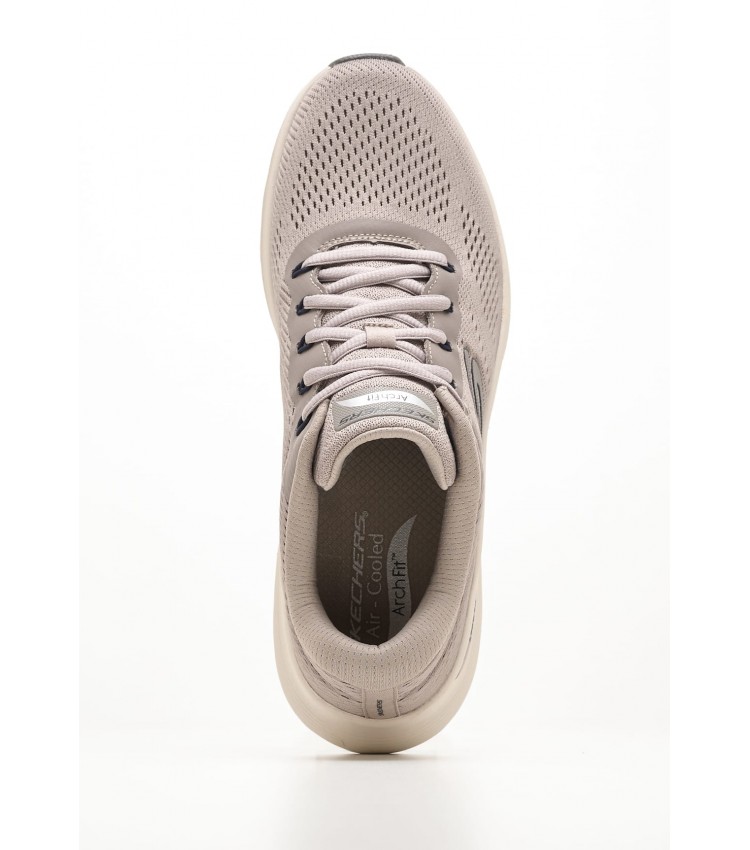 Men Casual Shoes 232700 Grey Fabric Skechers