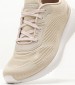 Γυναικεία Παπούτσια Casual 32504 Μπεζ Ύφασμα Skechers