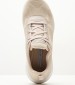 Women Casual Shoes 32504 Beige Fabric Skechers
