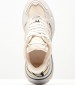 Women Casual Shoes Race.B Beige Leather Ash