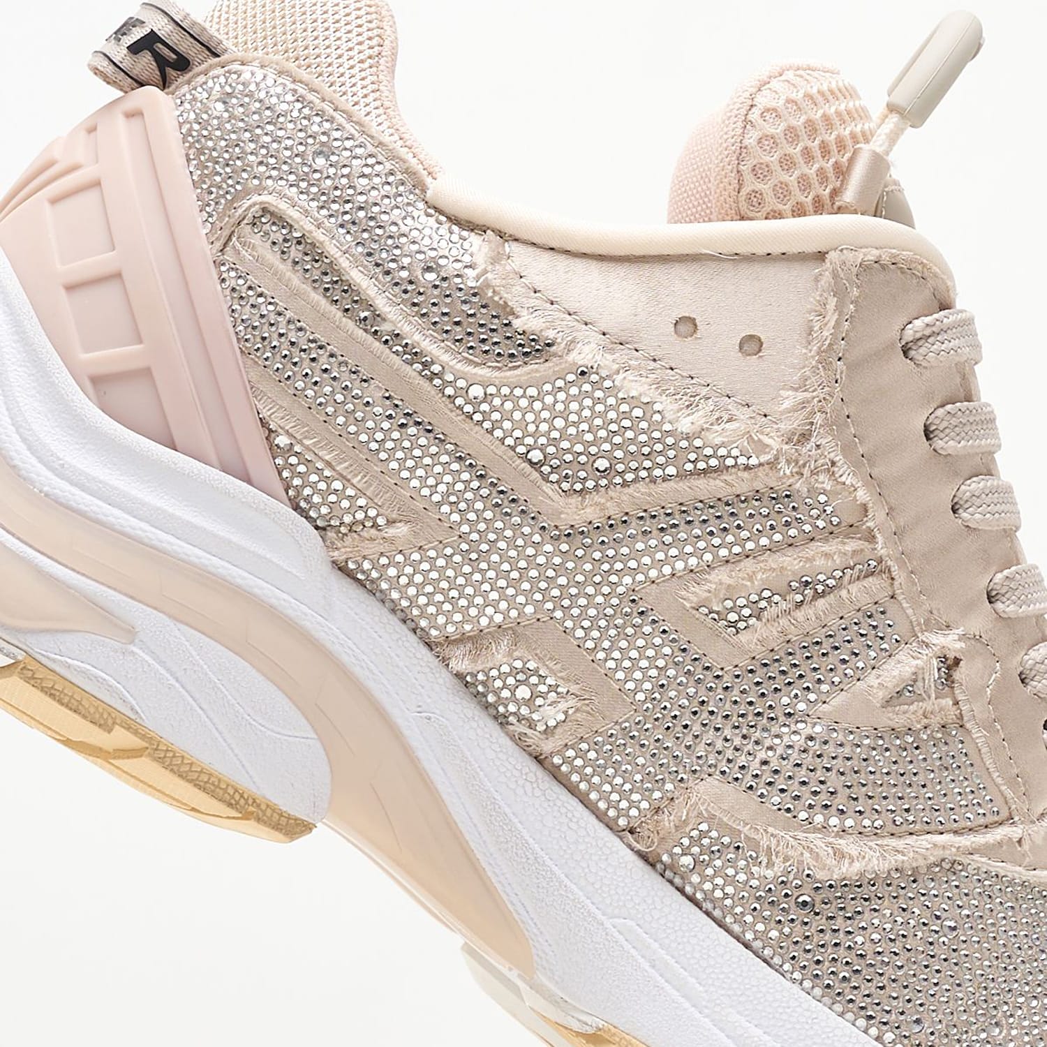 Γυναικεία Παπούτσια Casual Race.Strass Μπεζ Ύφασμα Ash Γυναικεία Παπούτσια Casual Race.Strass Μπεζ Ύφασμα Ash