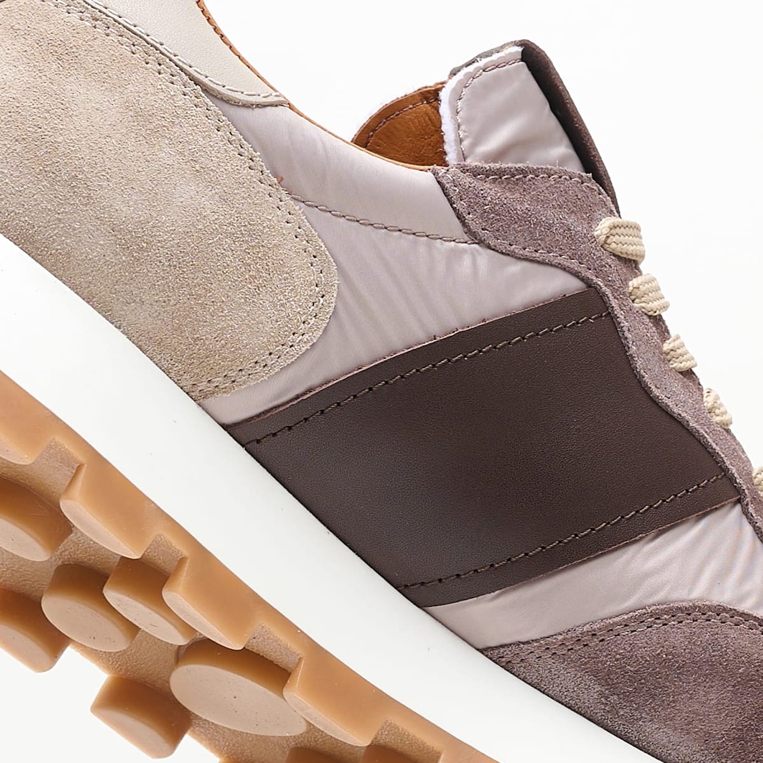Men Casual Shoes 7200209 Taupe Buckskin Perlamoda