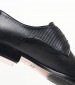 Men Shoes F321 Black Leather Perlamoda