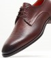 Men Shoes F321 Brown Leather Perlamoda