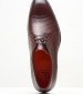 Men Shoes F321 Brown Leather Perlamoda