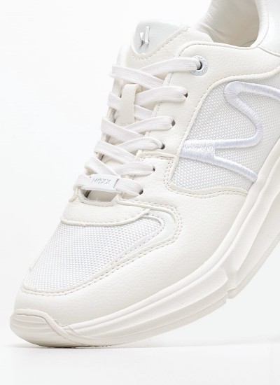 Γυναικεία Παπούτσια Casual Retro.Basket.Wmn Άσπρο Δέρμα Tommy Hilfiger