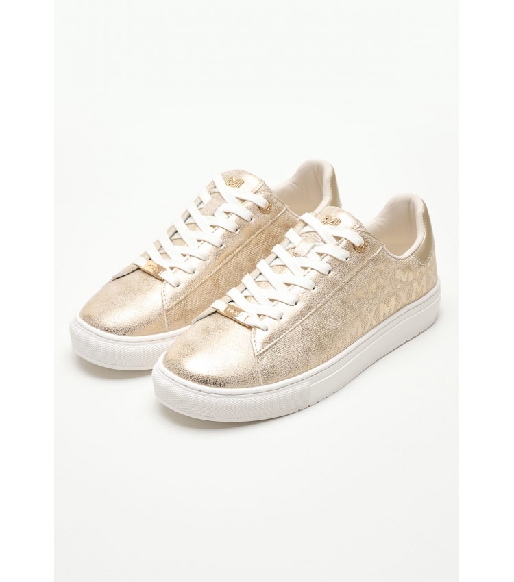 Women Casual Shoes Loua Gold ECOleather Mexx