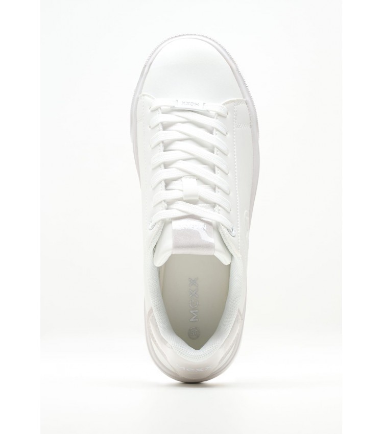 Women Casual Shoes Nasra White ECOleather Mexx