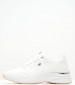 Women Casual Shoes Nena White Fabric Mexx