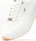 Women Casual Shoes Nena White Fabric Mexx