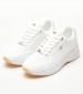 Women Casual Shoes Nena White Fabric Mexx