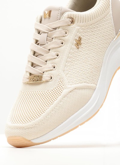 Women Casual Shoes Essential.Elevated Beige Leather Tommy Hilfiger