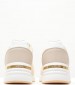 Women Casual Shoes Nena Beige Fabric Mexx