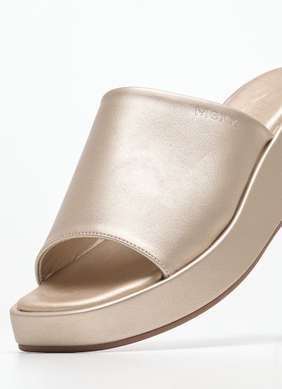 Women Flats Madrid.Bf Bronze ECOleather Birkenstock